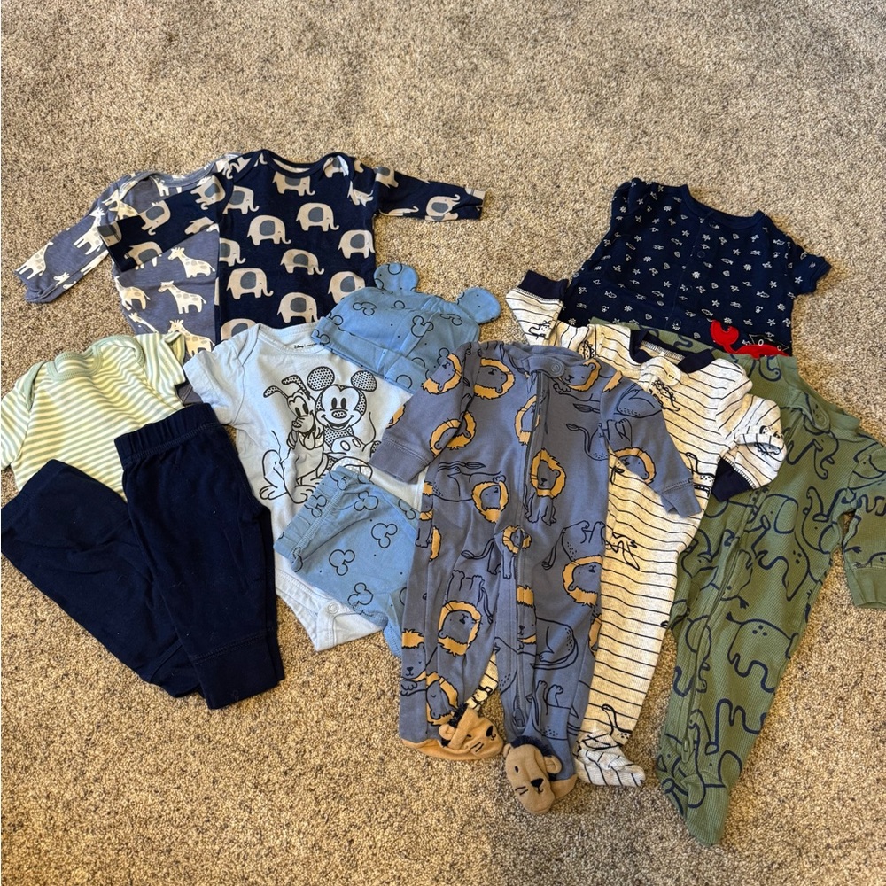3 month size baby boy clothing lot